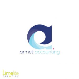 modern elegant logo design for accountants by limelite creative
